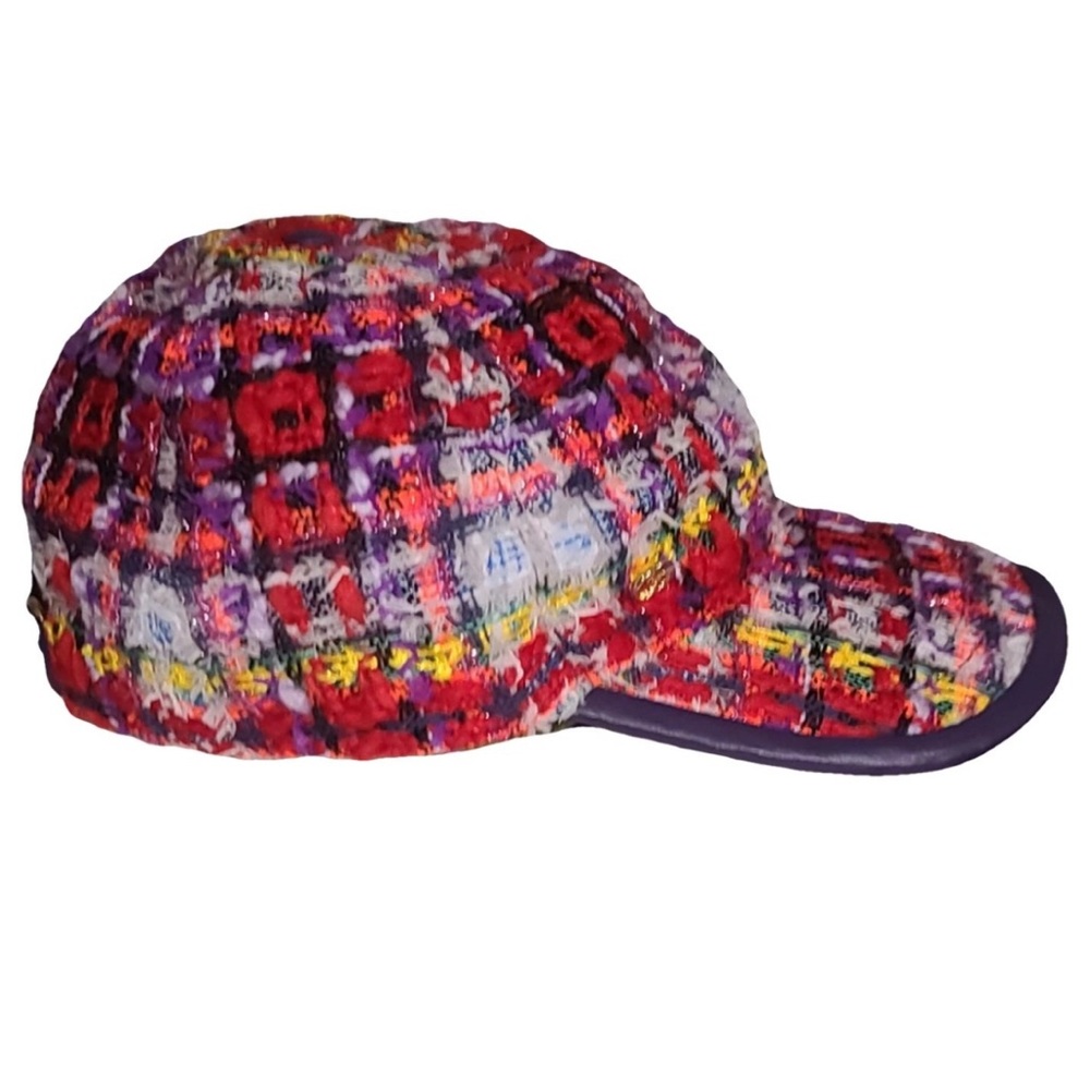 NWT Gucci Tweed Pattern Cap w/ BOX